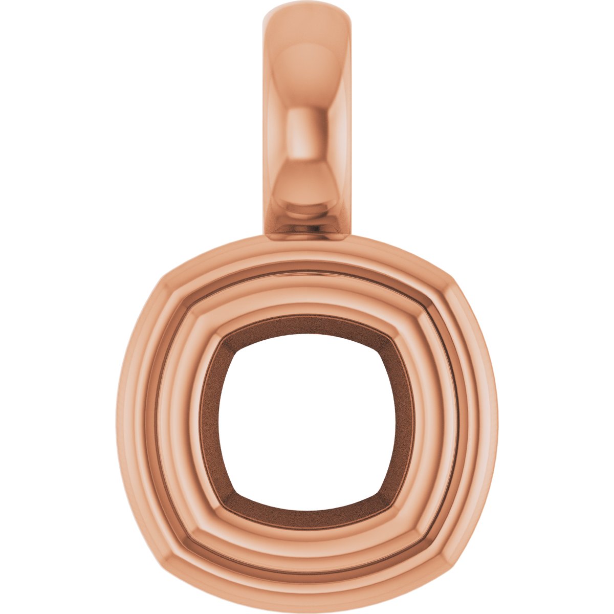 Bezel-Set Solitaire Charm/Pendant