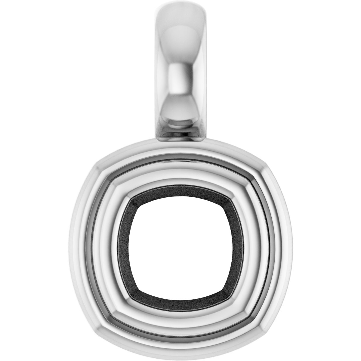 Bezel-Set Solitaire Charm/Pendant