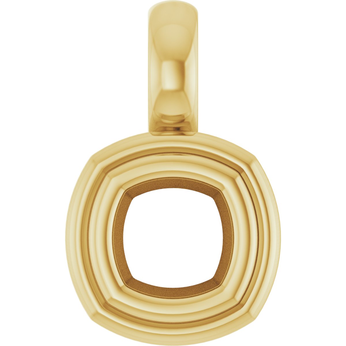 Bezel-Set Solitaire Charm/Pendant
