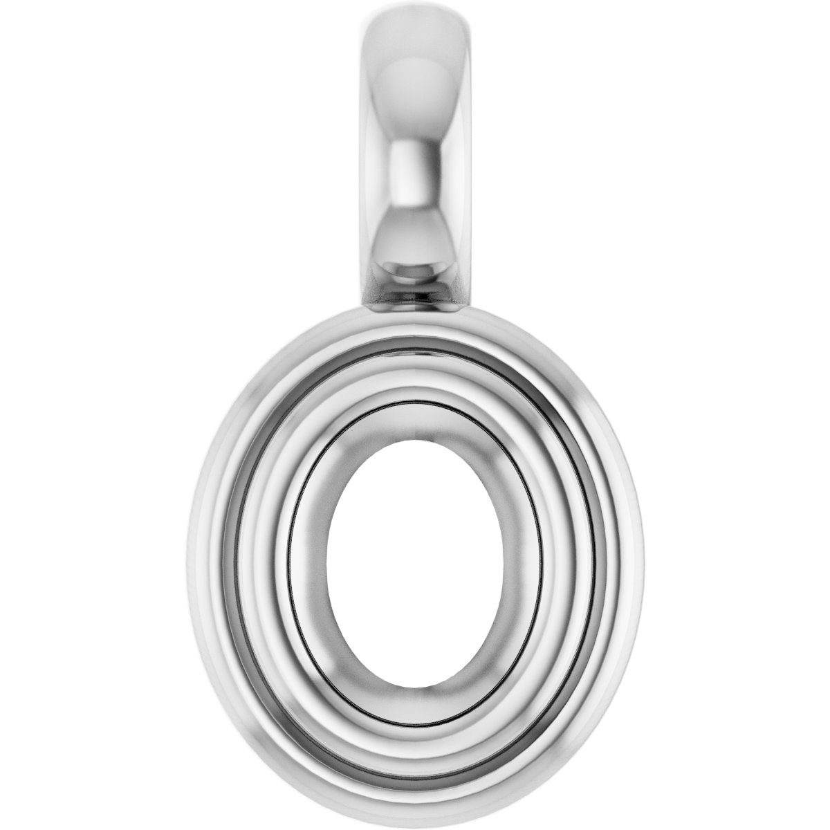 Bezel-Set Solitaire Charm/Pendant