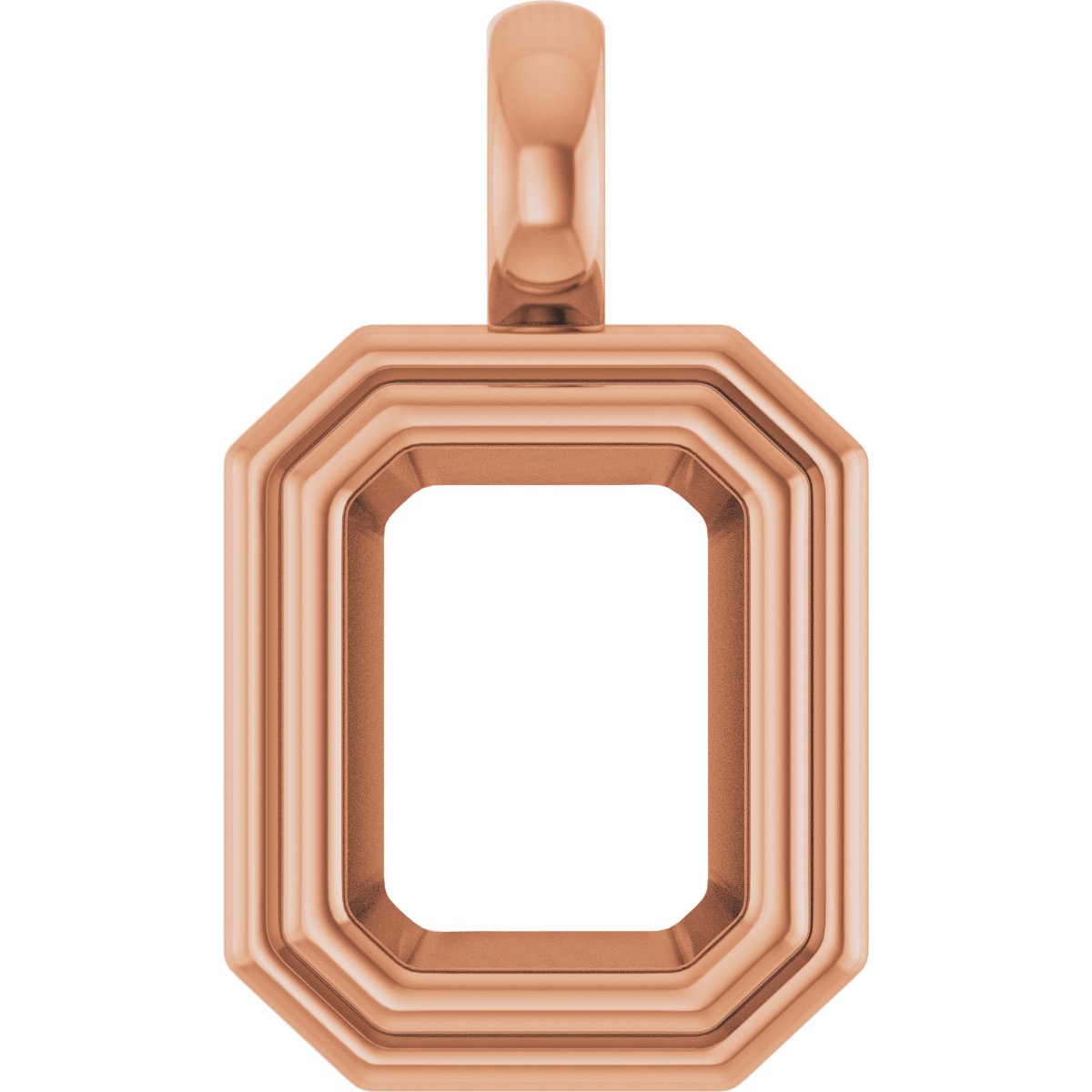 Bezel-Set Solitaire Charm/Pendant