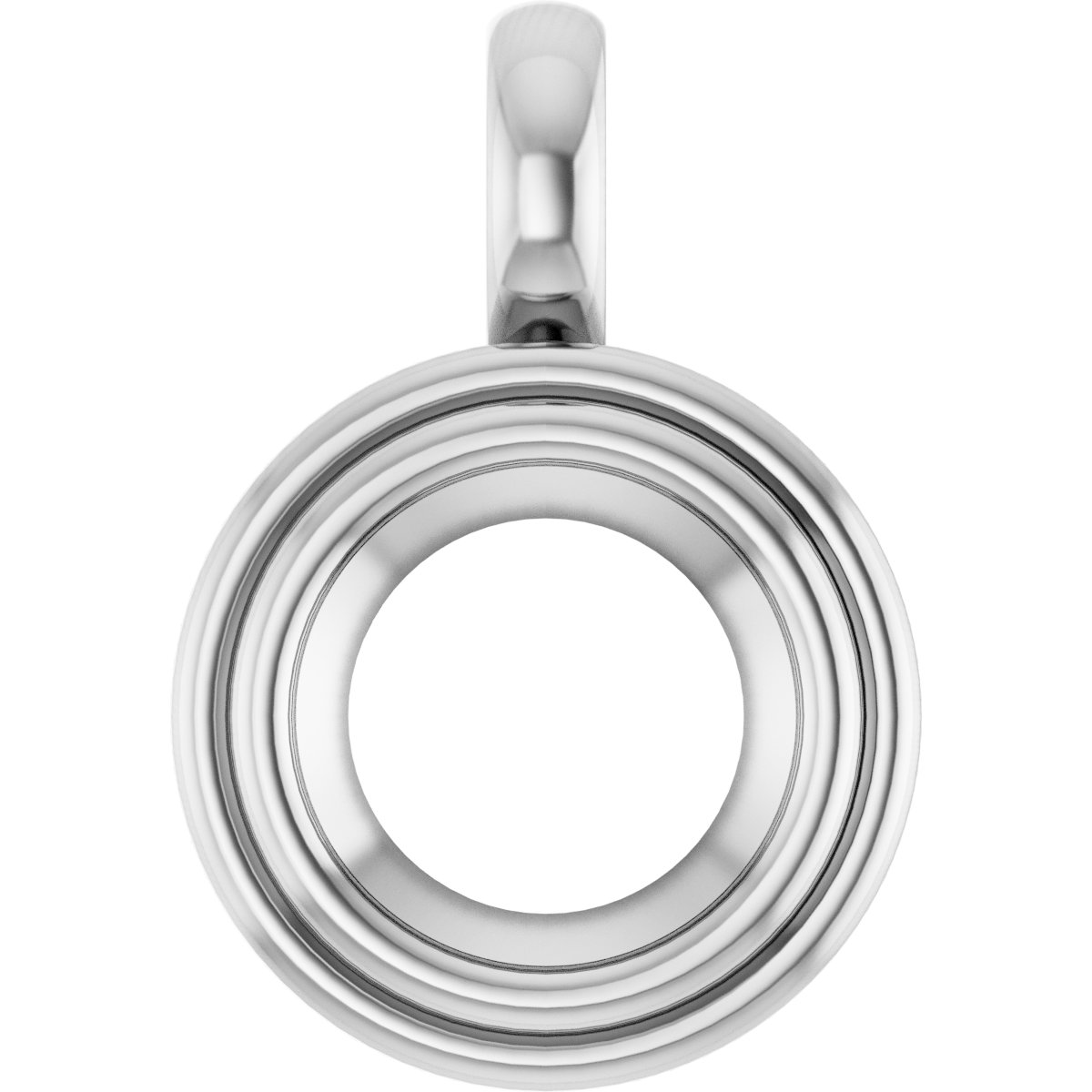 Bezel-Set Solitaire Charm/Pendant