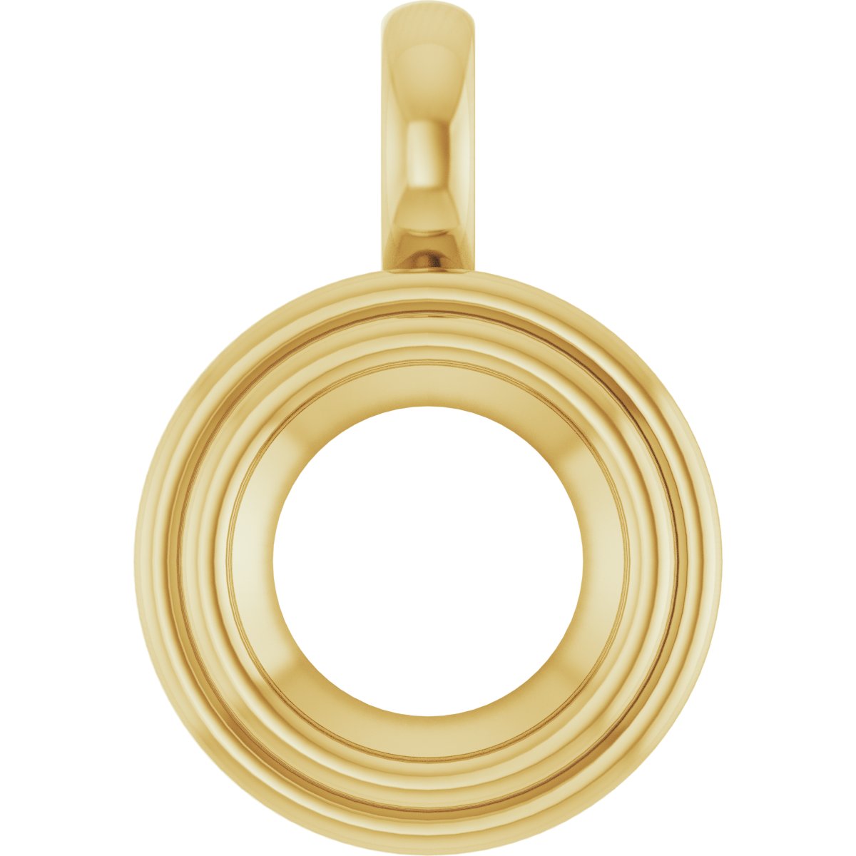 Bezel-Set Solitaire Charm/Pendant