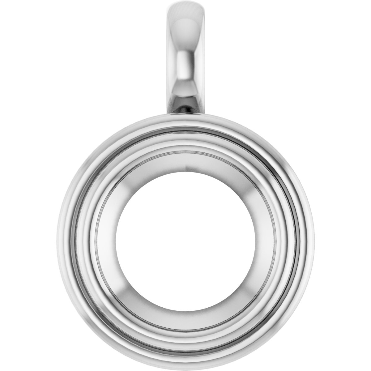 Bezel-Set Solitaire Charm/Pendant