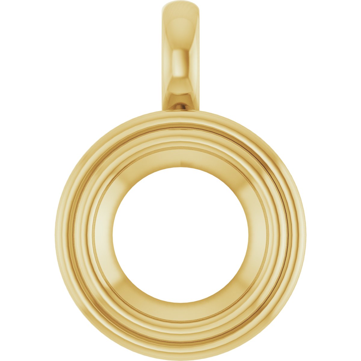Bezel-Set Solitaire Charm/Pendant