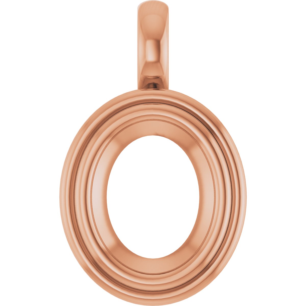 Bezel-Set Solitaire Charm/Pendant