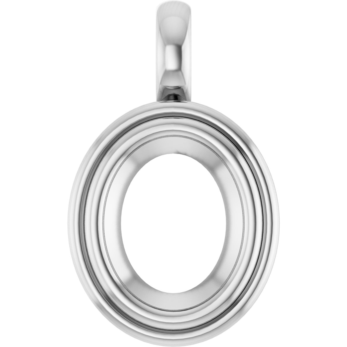 Bezel-Set Solitaire Charm/Pendant