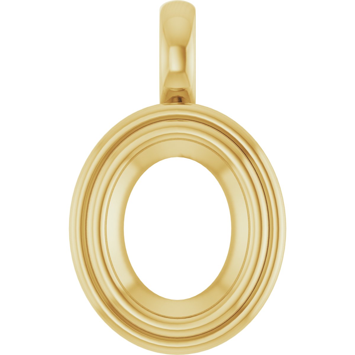 Bezel-Set Solitaire Charm/Pendant