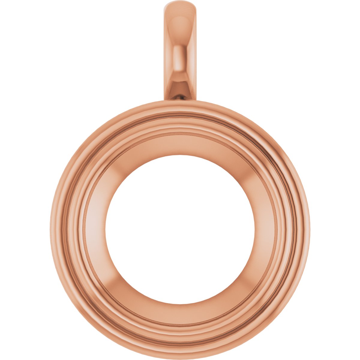 Bezel-Set Solitaire Charm/Pendant