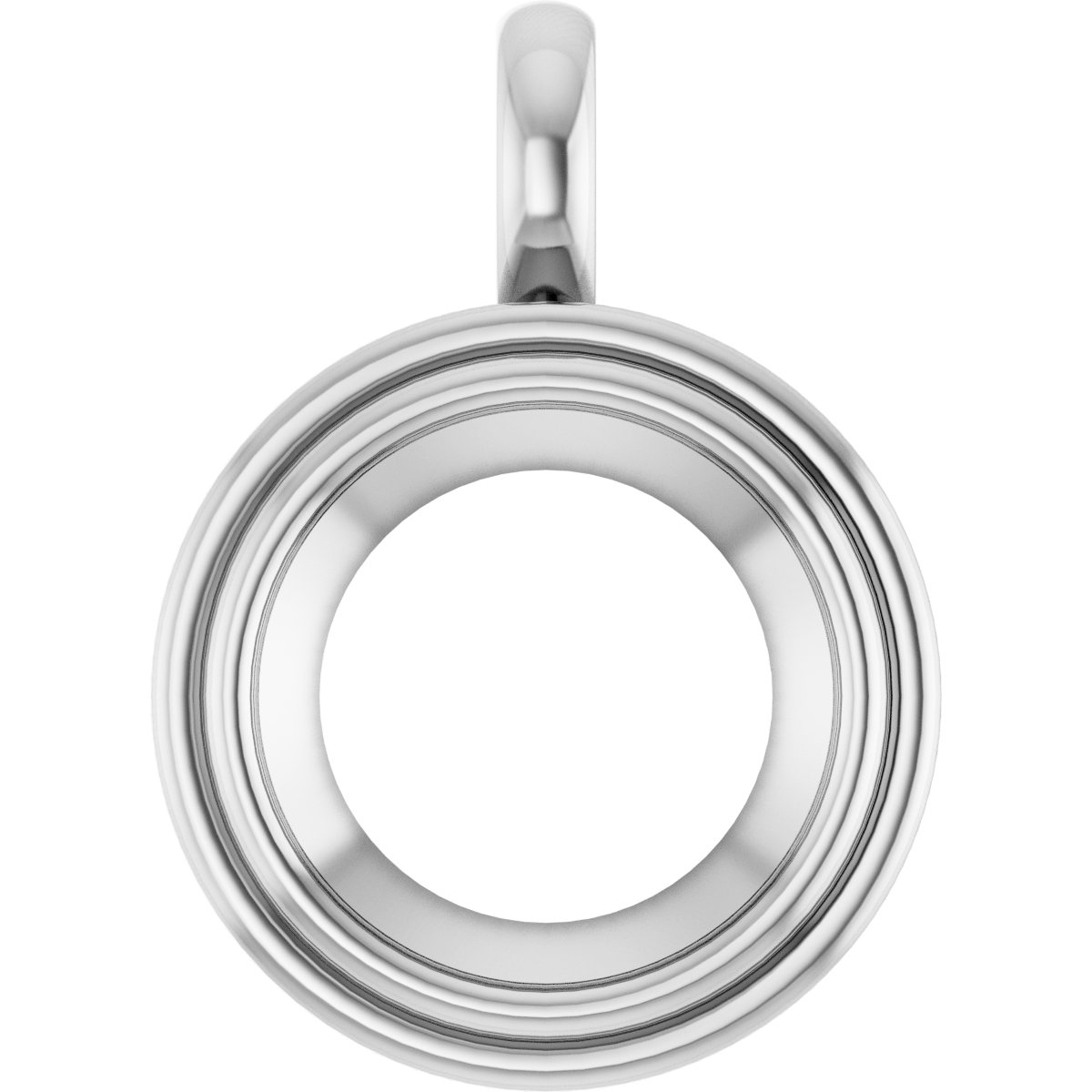 Bezel-Set Solitaire Charm/Pendant