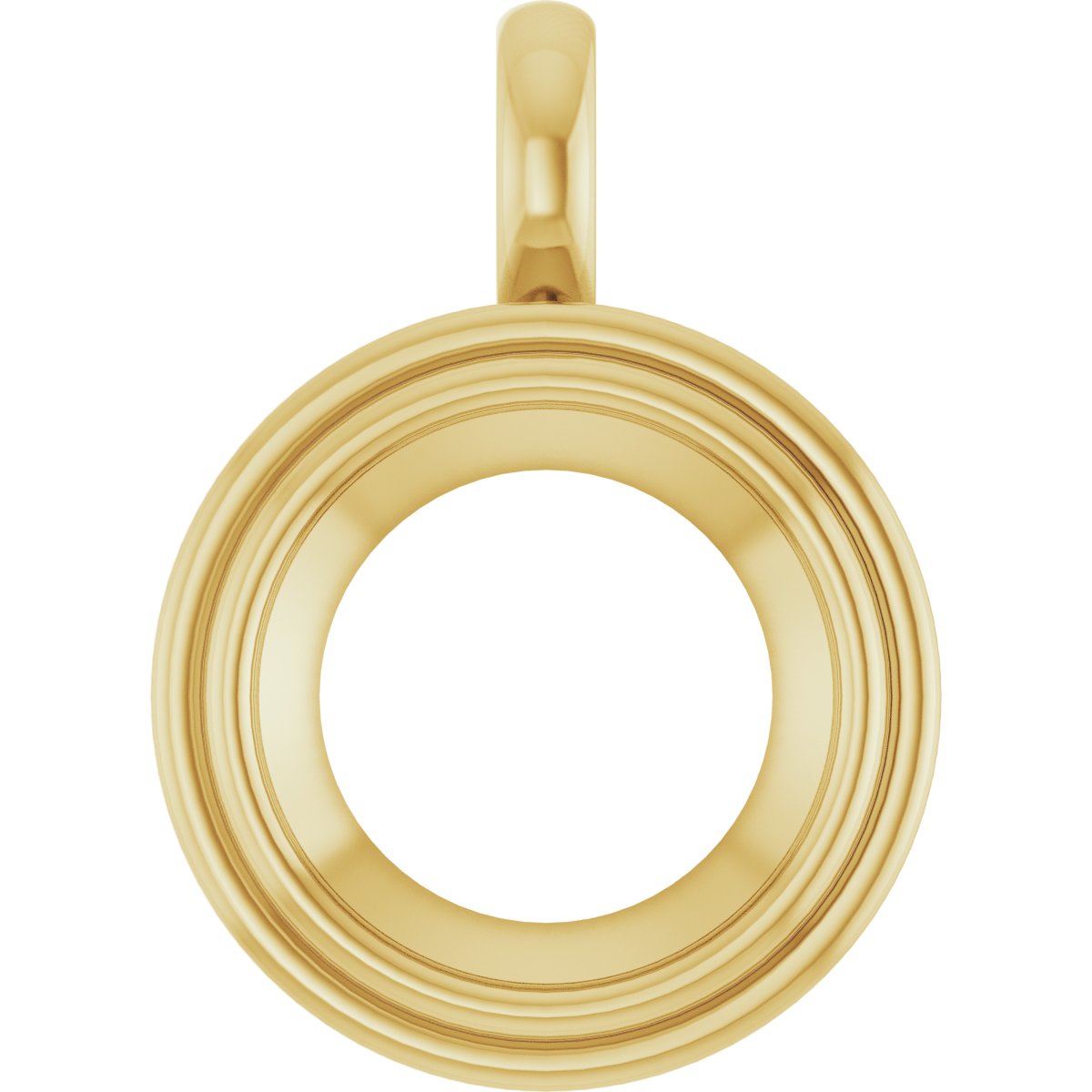 Bezel-Set Solitaire Charm/Pendant