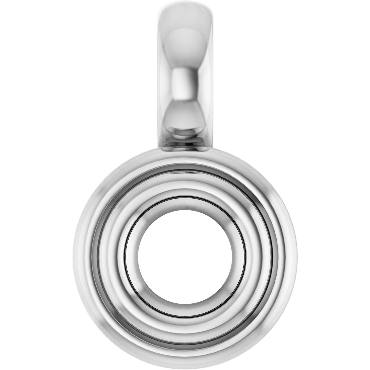 Bezel-Set Solitaire Charm/Pendant