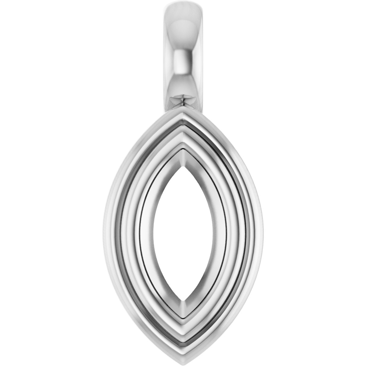 Bezel-Set Solitaire Charm/Pendant