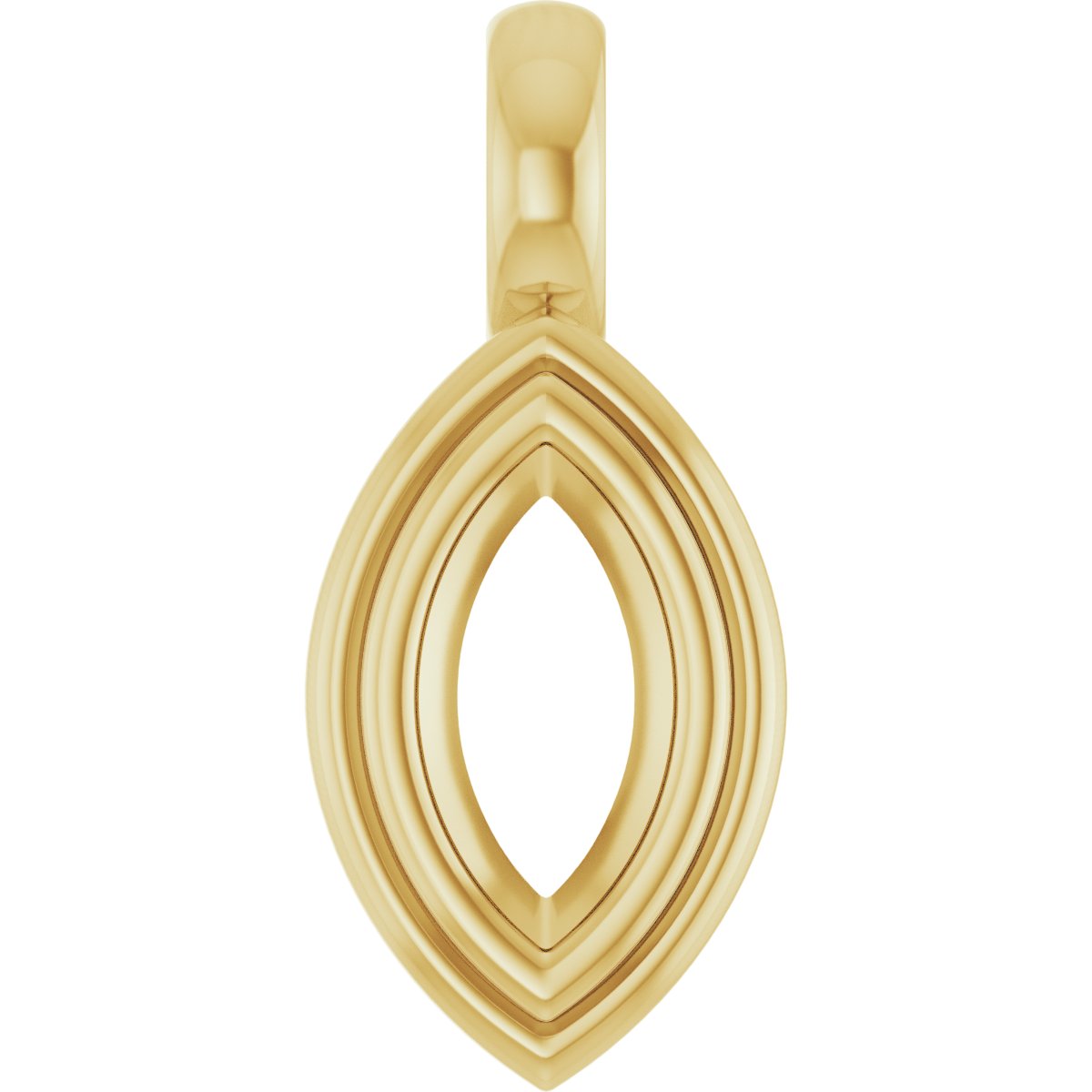 Bezel-Set Solitaire Charm/Pendant