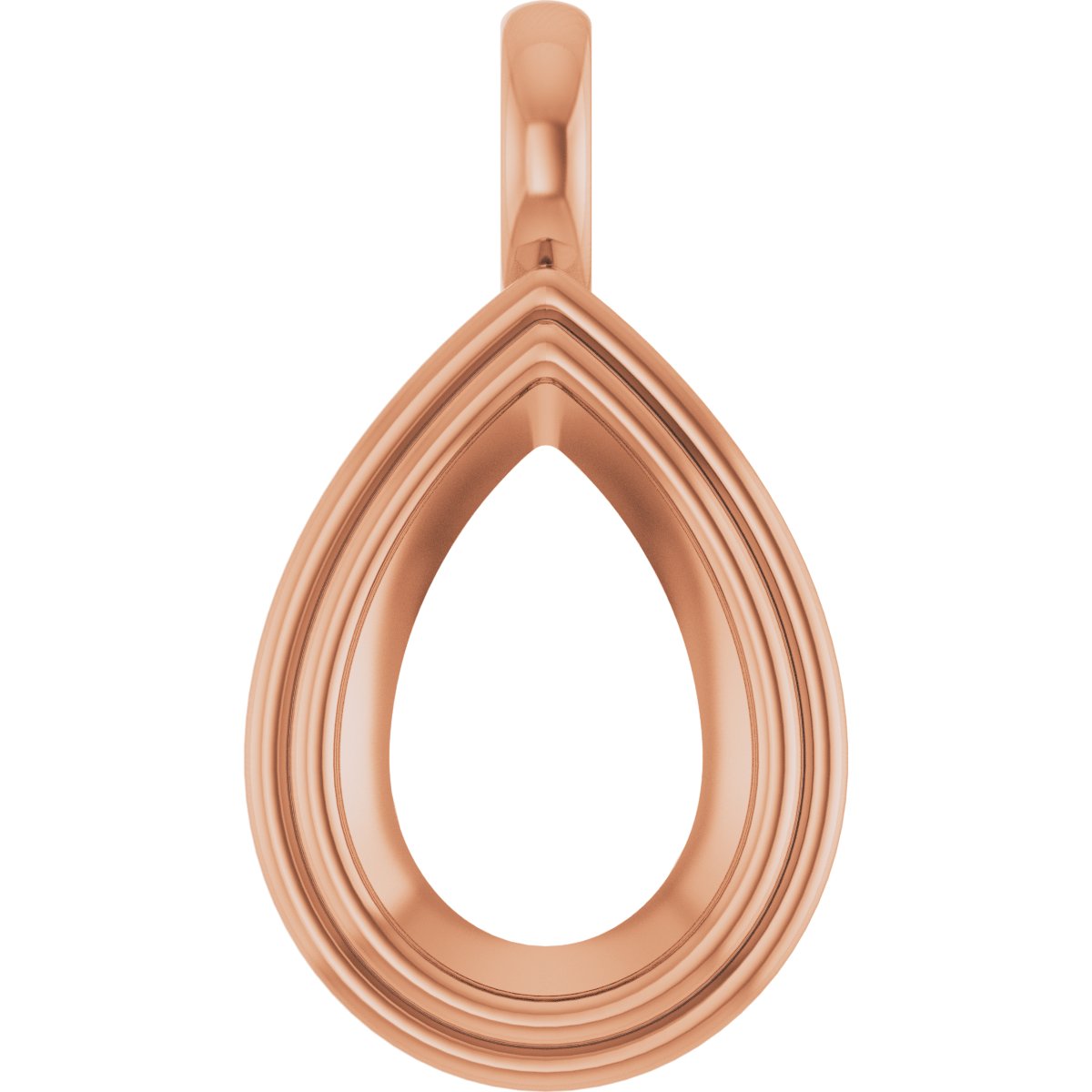 Bezel-Set Solitaire Charm/Pendant
