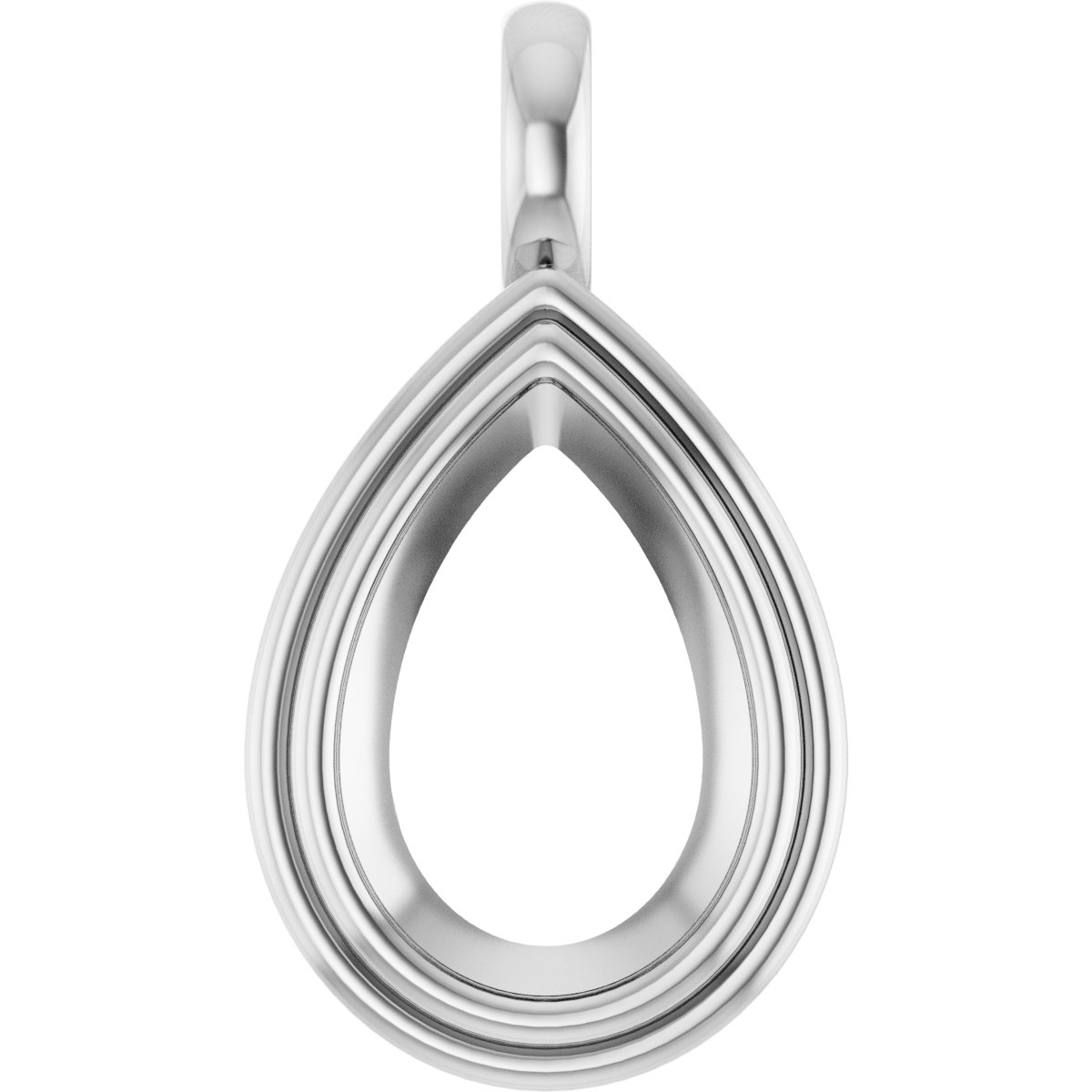 Bezel-Set Solitaire Charm/Pendant