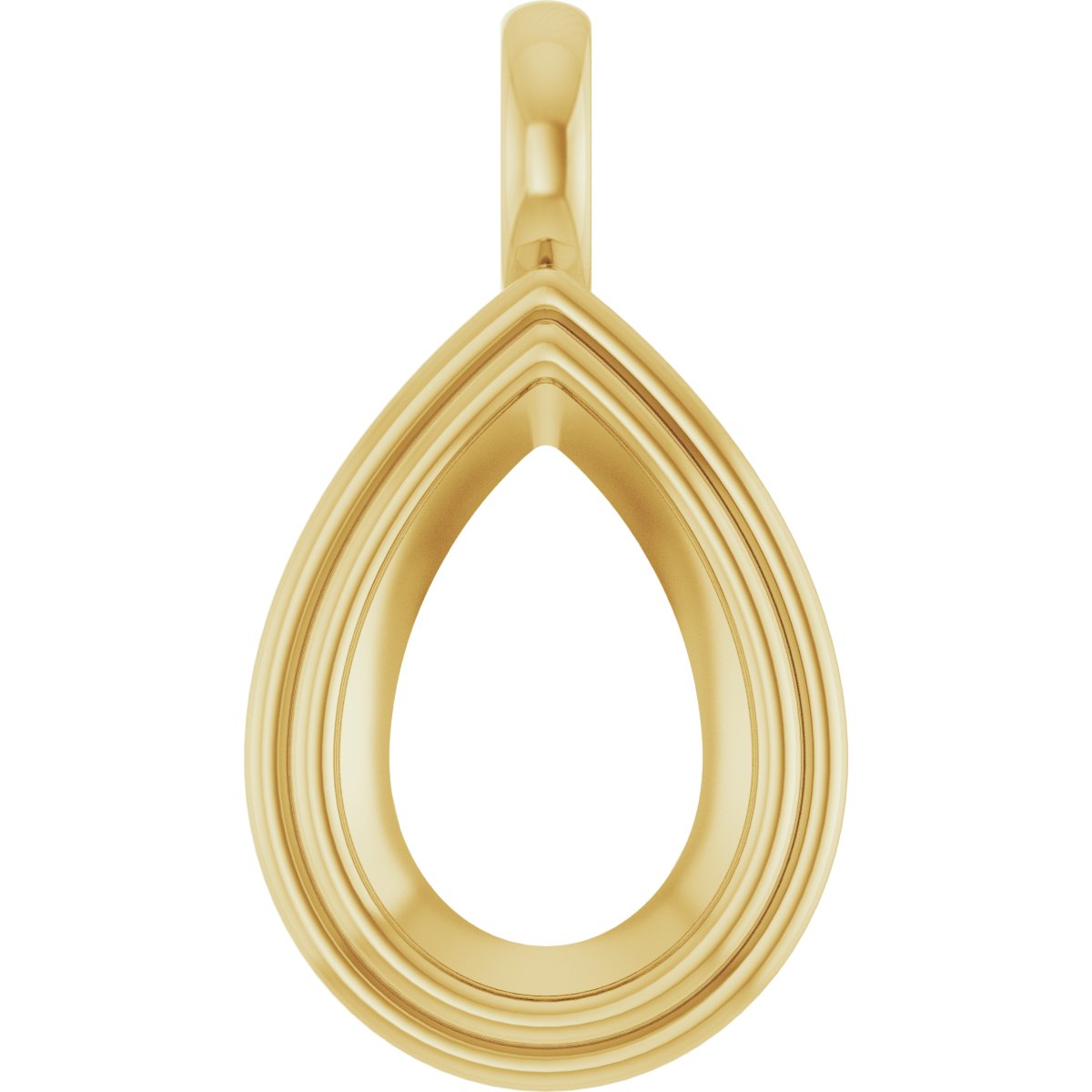 Bezel-Set Solitaire Charm/Pendant