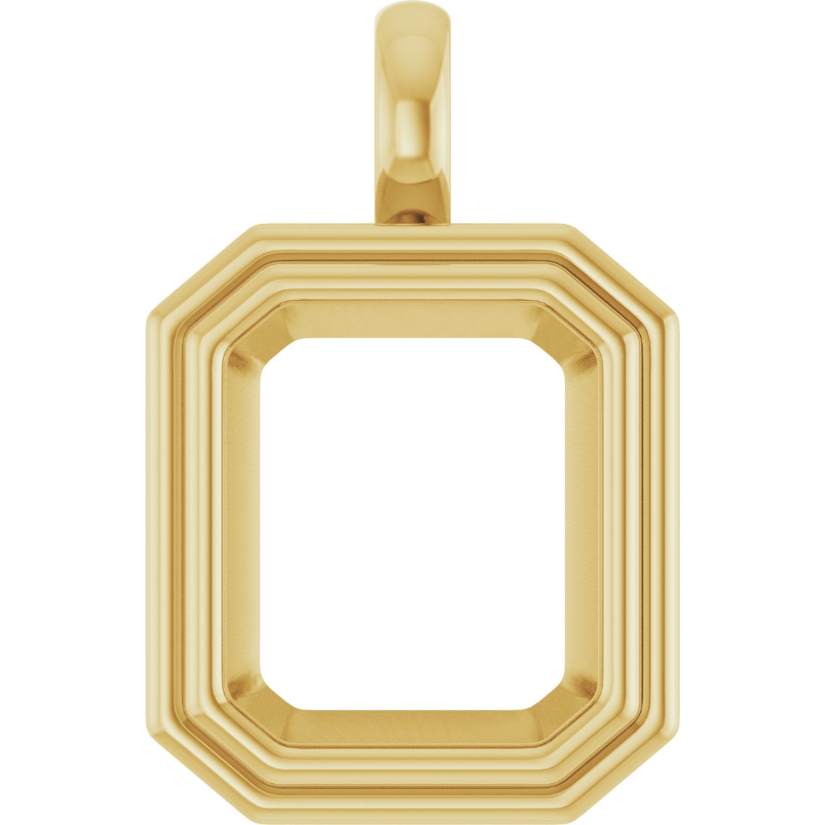 Bezel-Set Solitaire Charm/Pendant