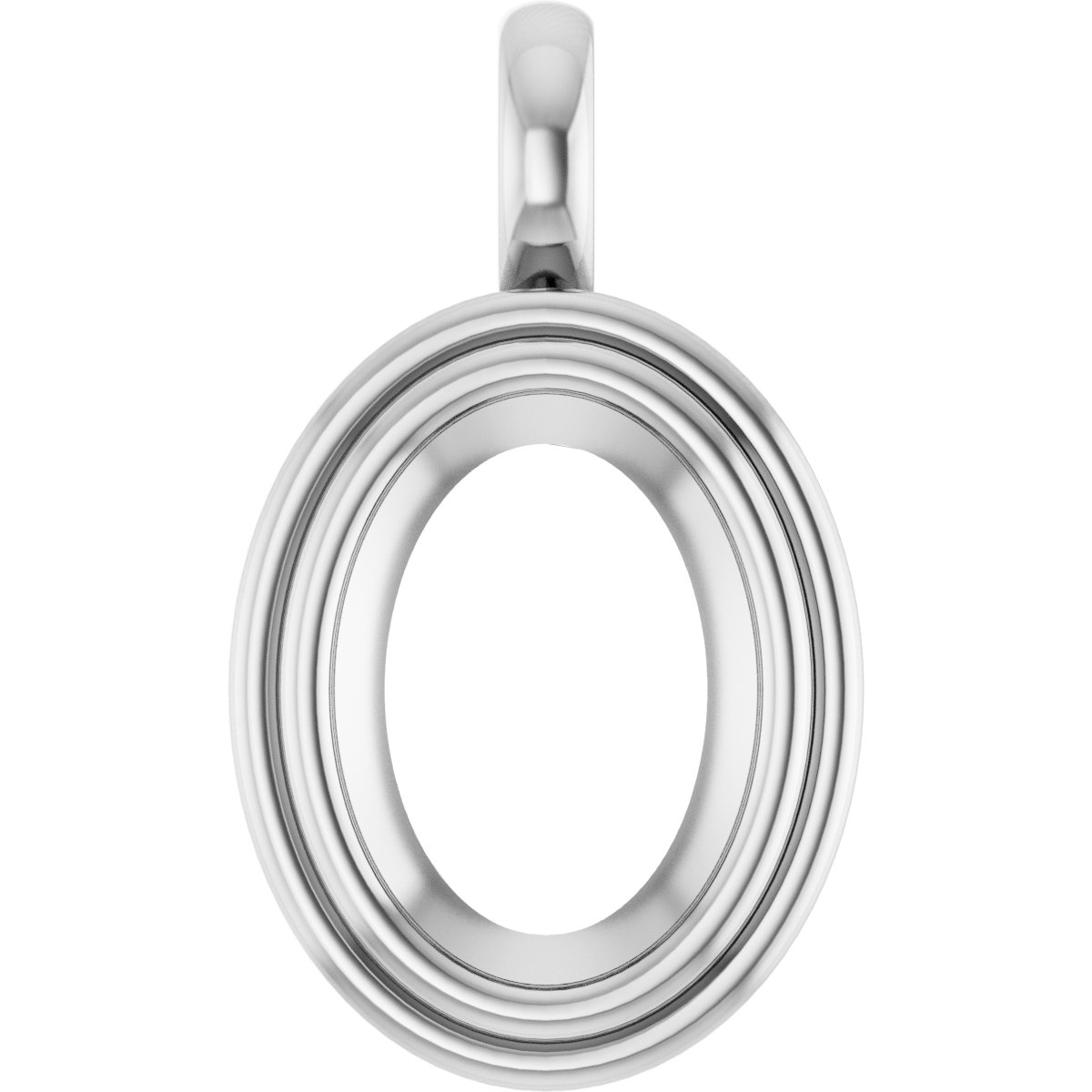 Bezel-Set Solitaire Charm/Pendant