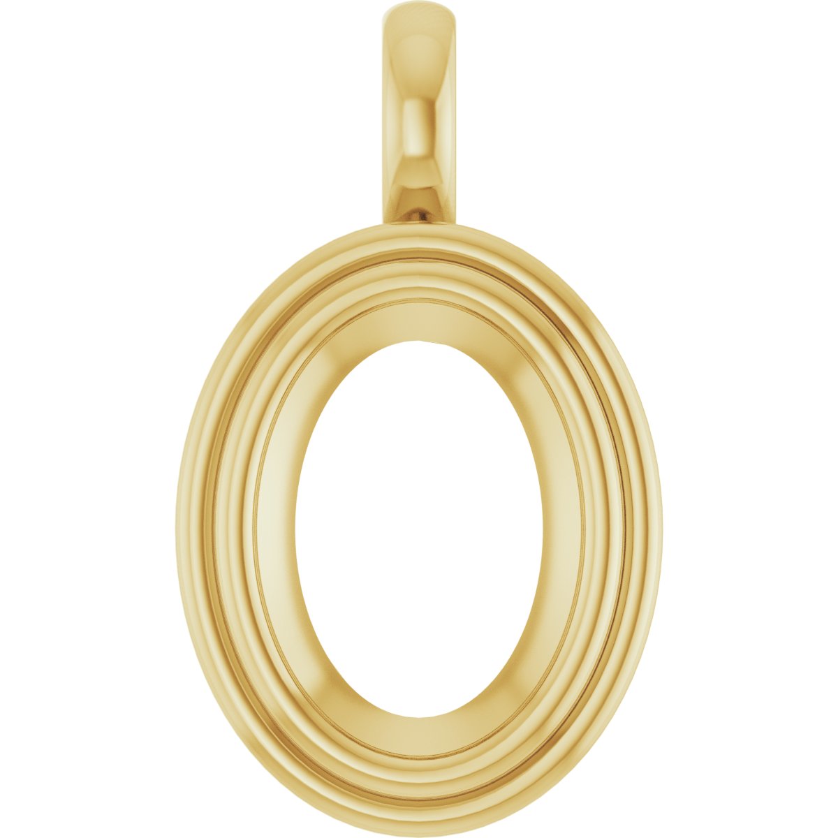 Bezel-Set Solitaire Charm/Pendant