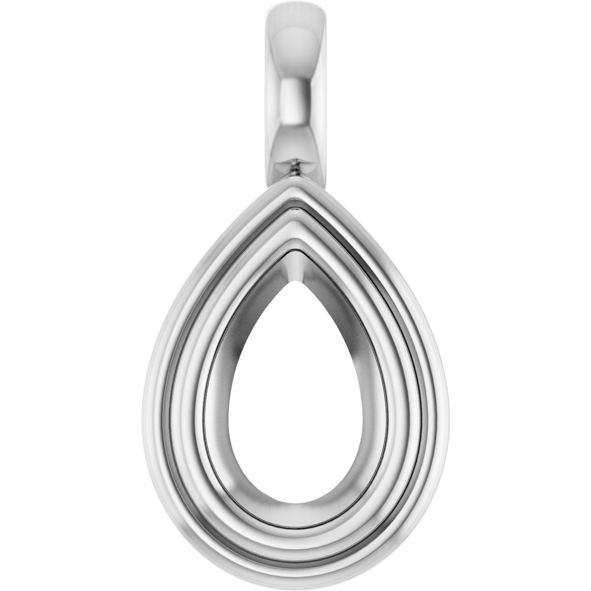 Bezel-Set Solitaire Charm/Pendant