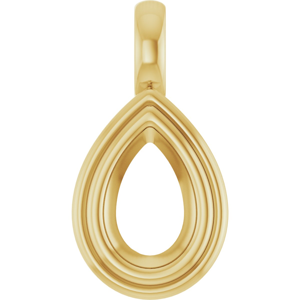 Bezel-Set Solitaire Charm/Pendant
