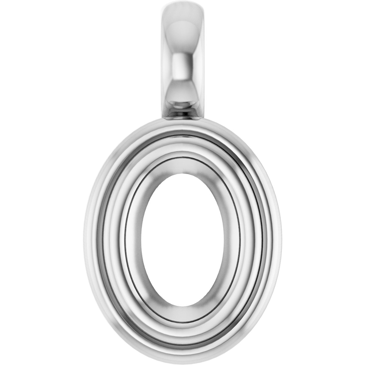 Bezel-Set Solitaire Charm/Pendant
