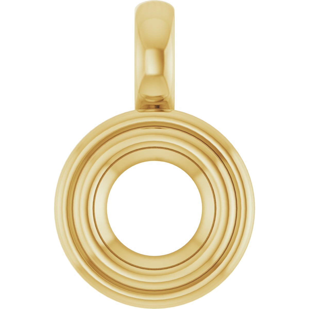 Bezel-Set Solitaire Charm/Pendant