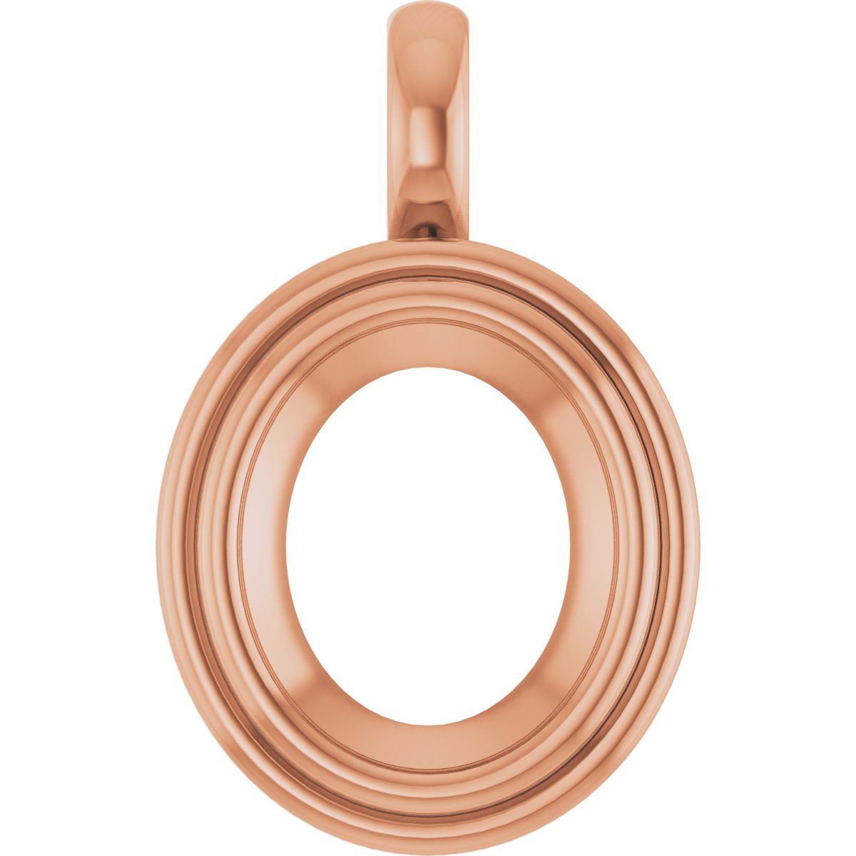 Bezel-Set Solitaire Charm/Pendant