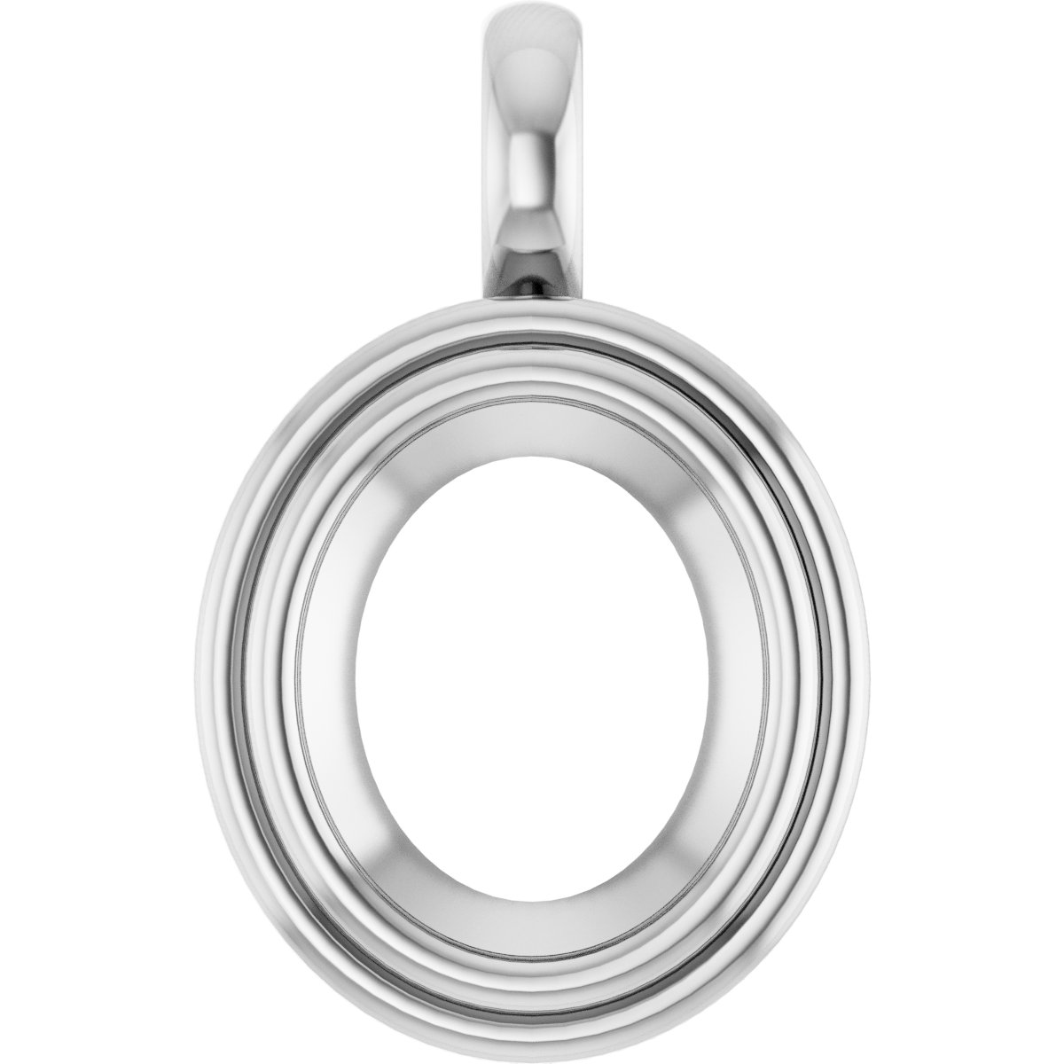 Bezel-Set Solitaire Charm/Pendant