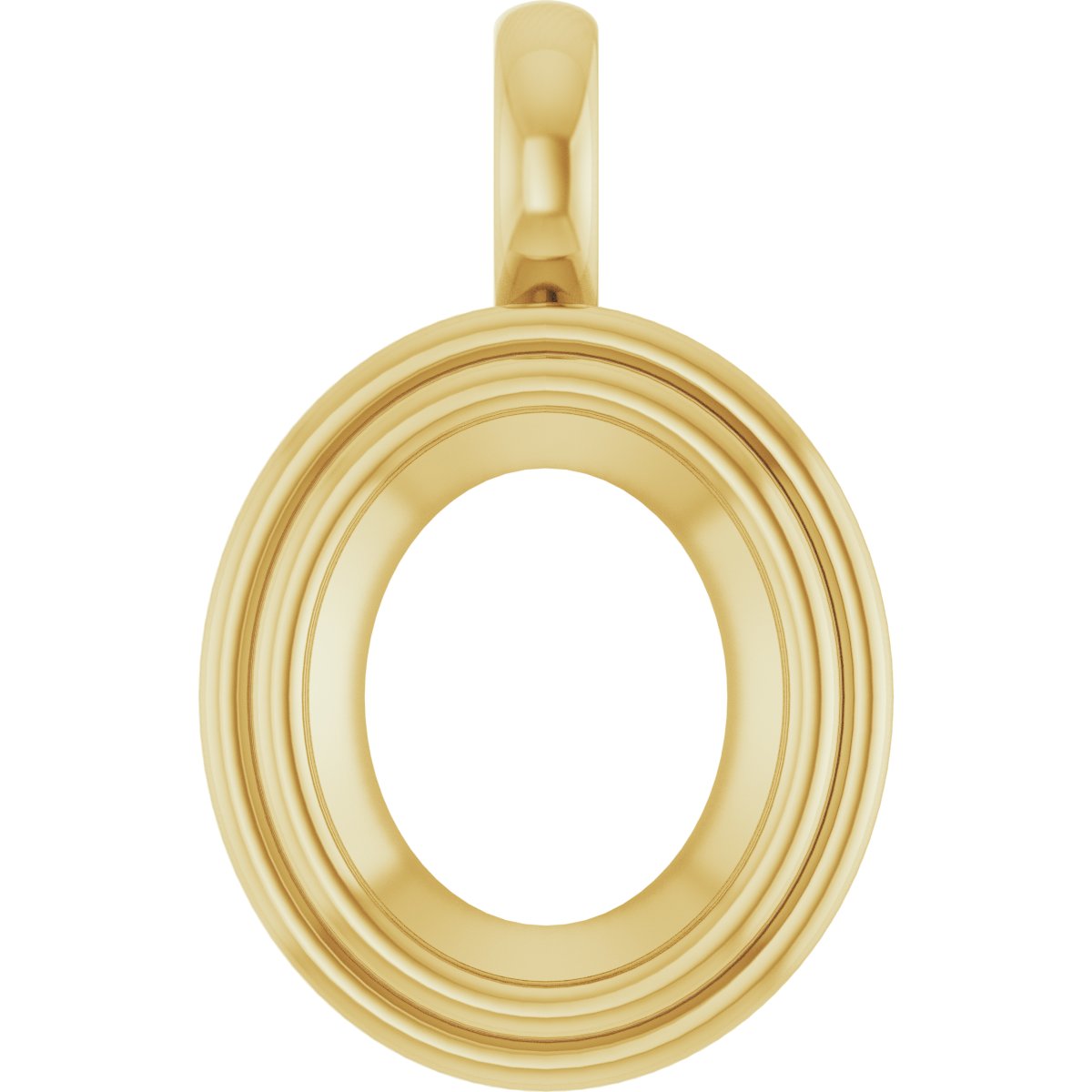 Bezel-Set Solitaire Charm/Pendant
