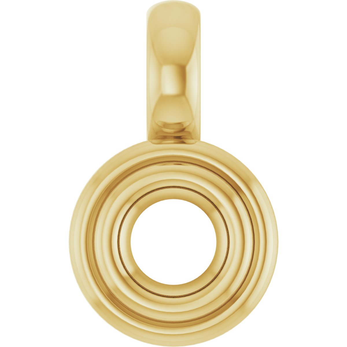 Bezel-Set Solitaire Charm/Pendant