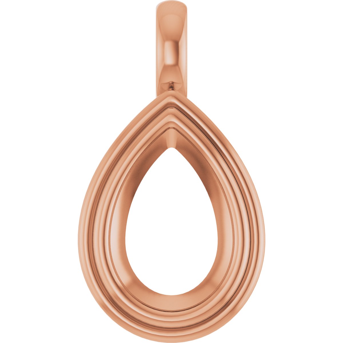 Bezel-Set Solitaire Charm/Pendant