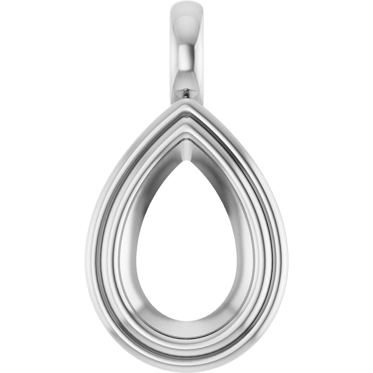 Bezel-Set Solitaire Charm/Pendant
