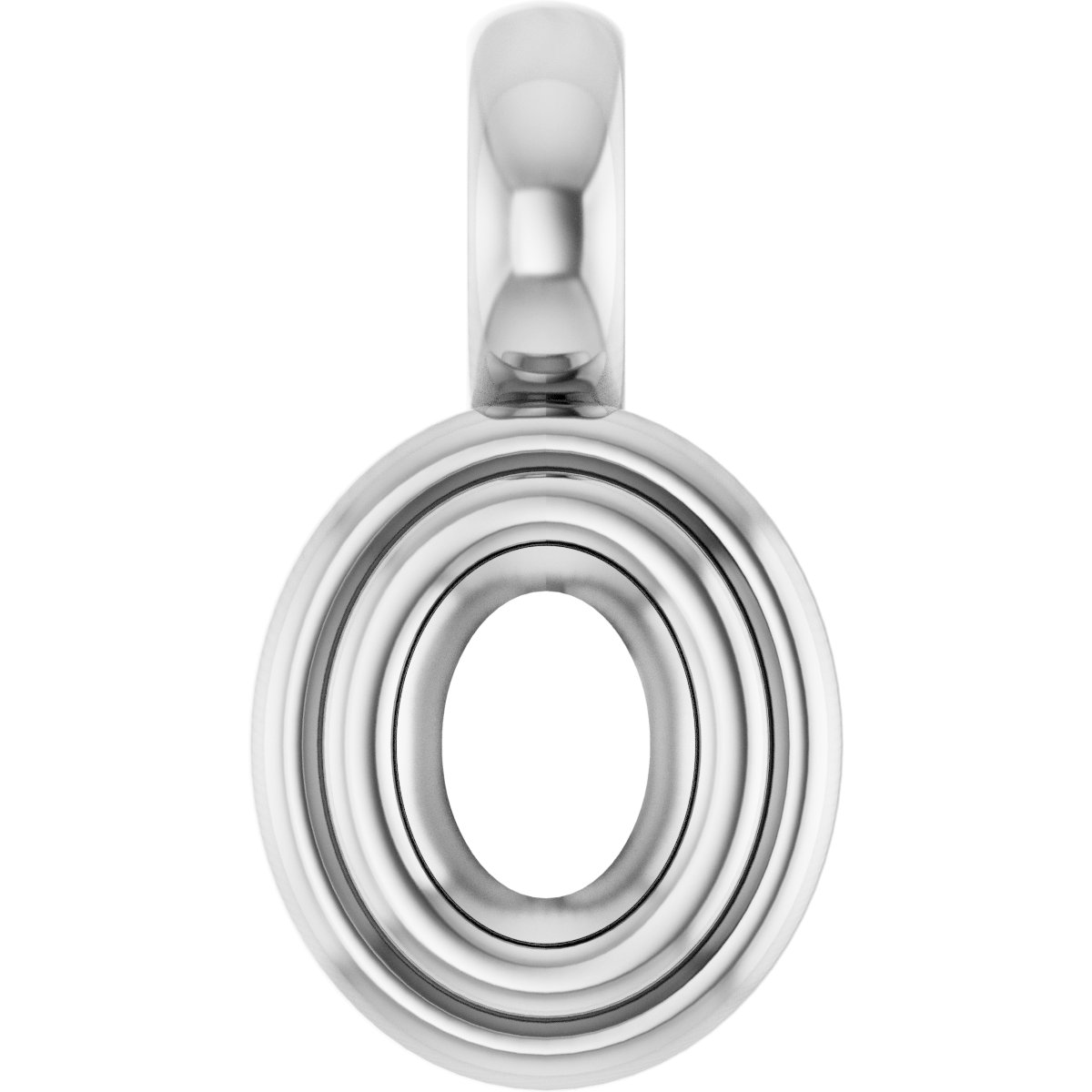 Bezel-Set Solitaire Charm/Pendant