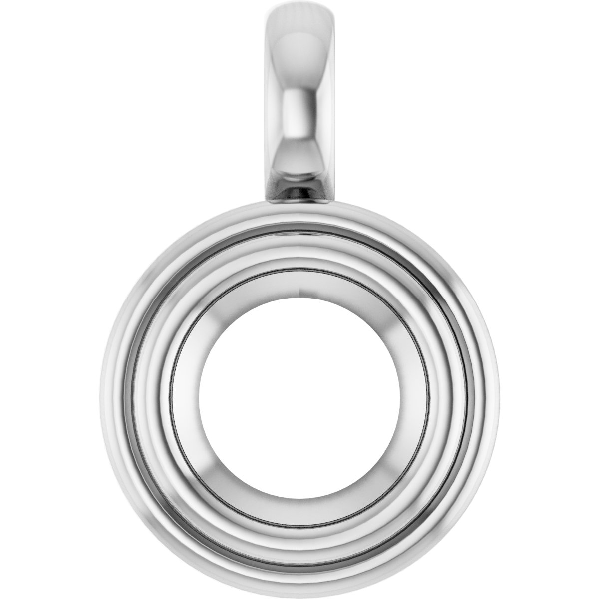 Bezel-Set Solitaire Charm/Pendant