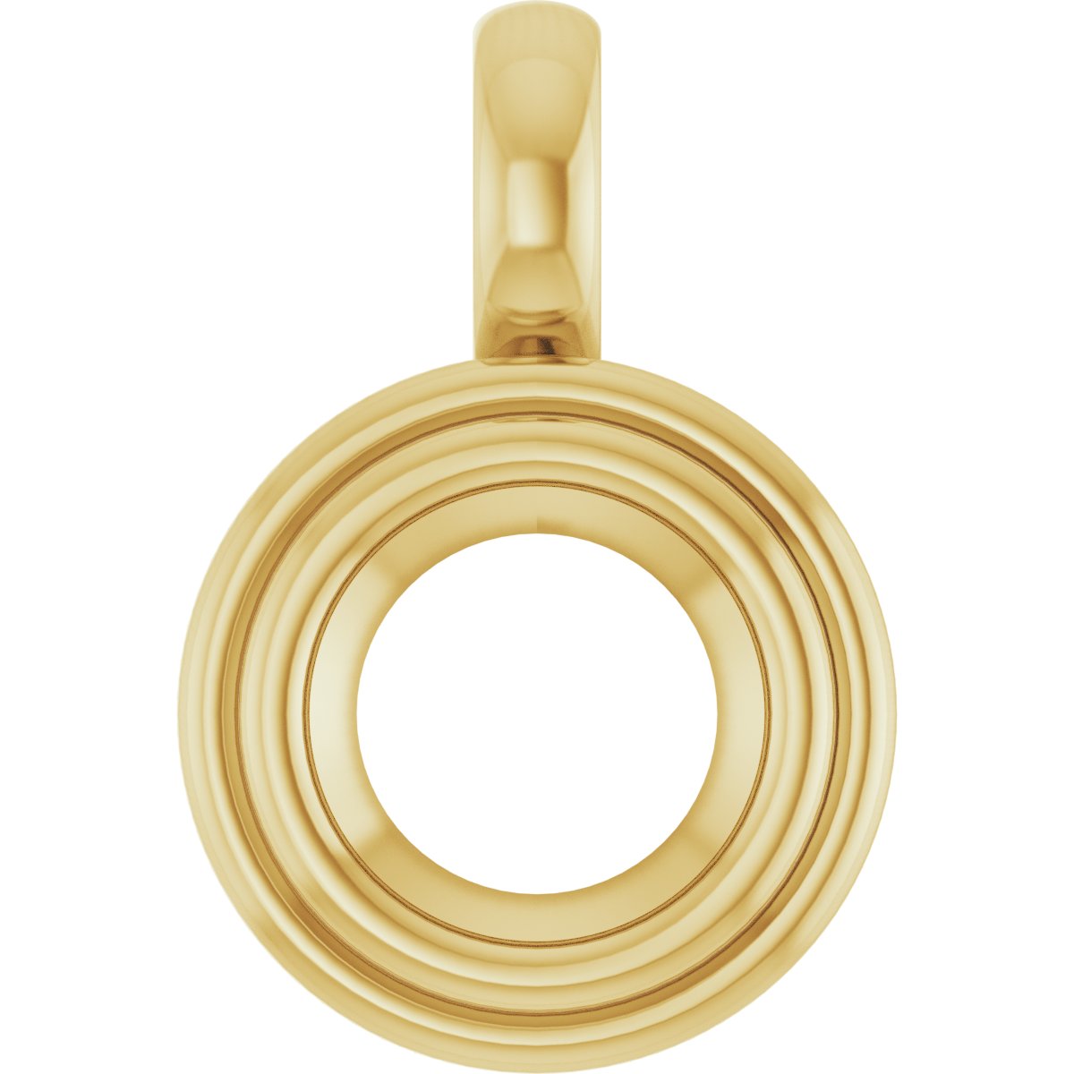 Bezel-Set Solitaire Charm/Pendant