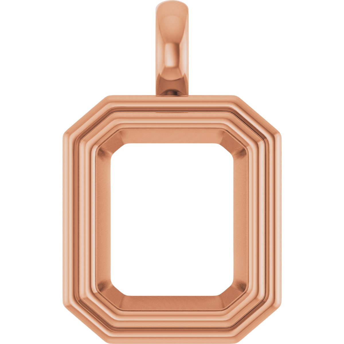 Bezel-Set Solitaire Charm/Pendant