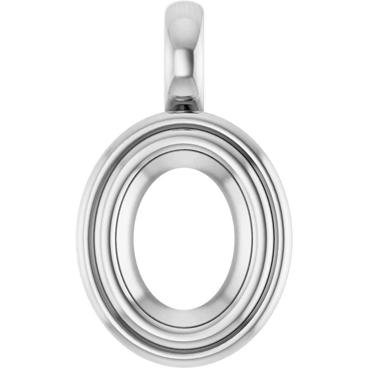 Bezel-Set Solitaire Charm/Pendant