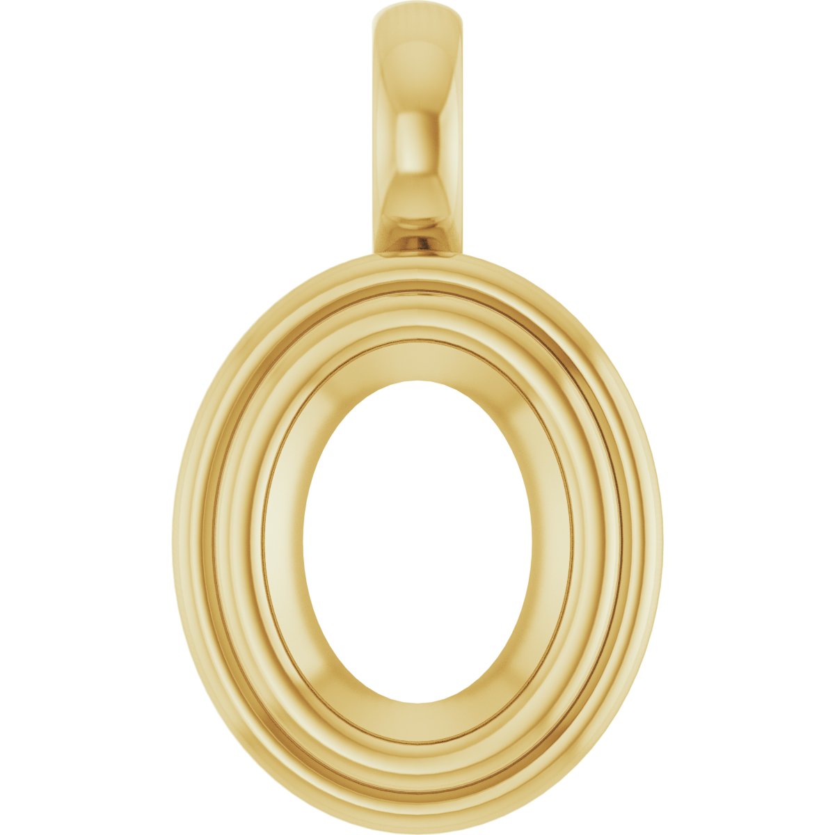 Bezel-Set Solitaire Charm/Pendant