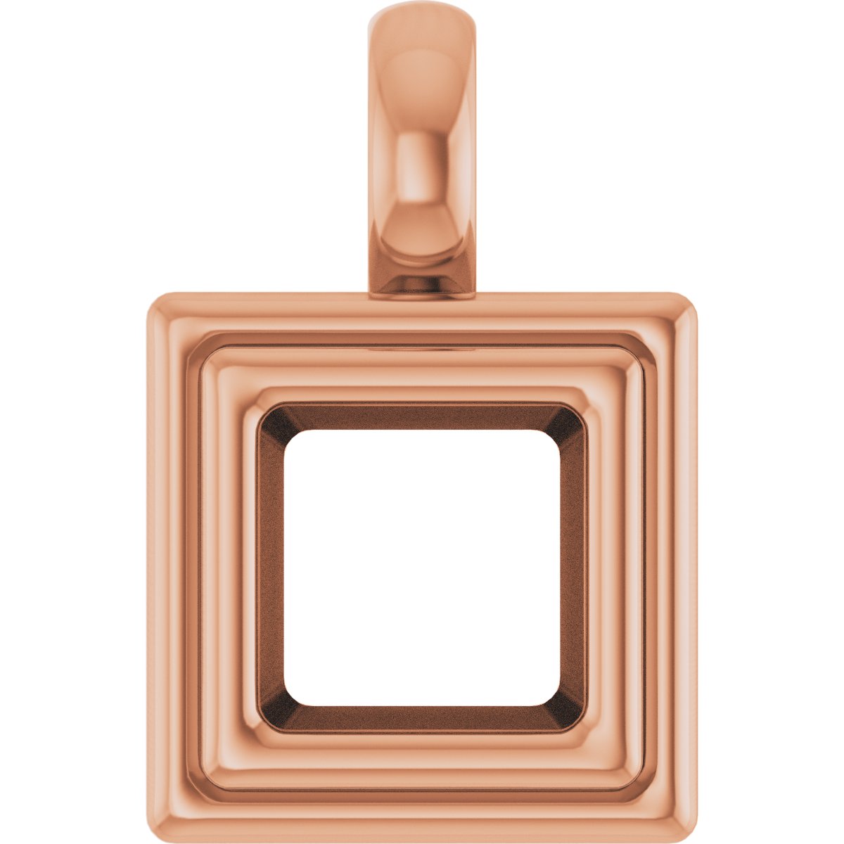 Bezel-Set Solitaire Charm/Pendant