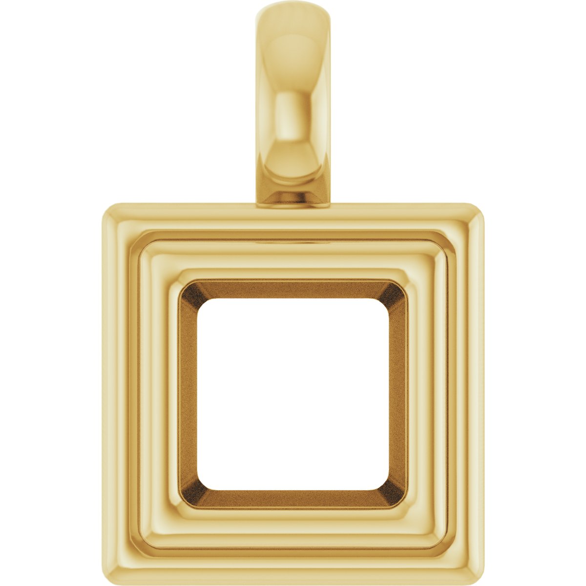 Bezel-Set Solitaire Charm/Pendant