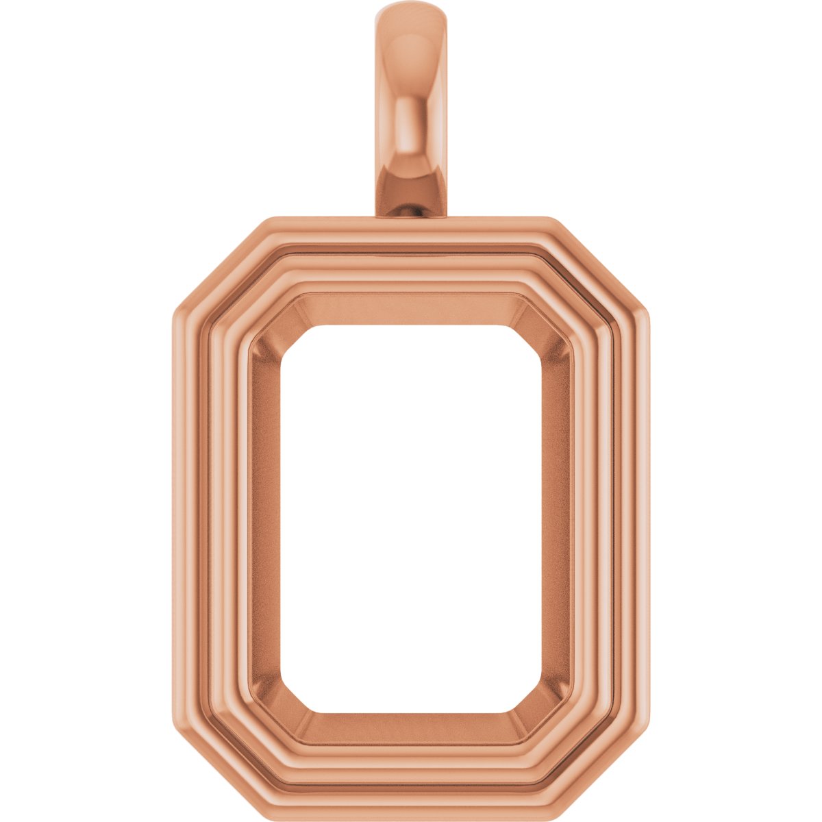 Bezel-Set Solitaire Charm/Pendant