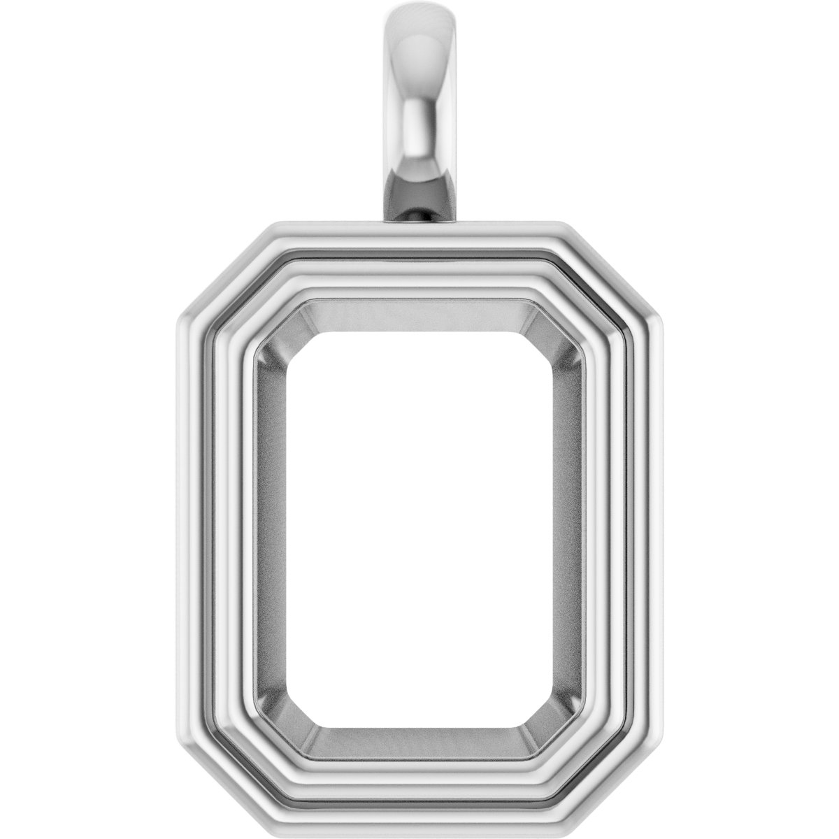 Bezel-Set Solitaire Charm/Pendant