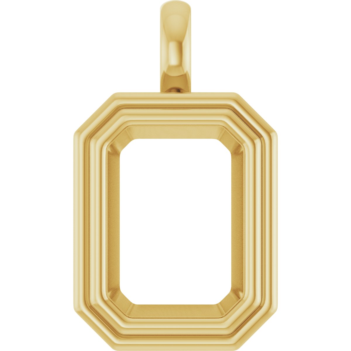Bezel-Set Solitaire Charm/Pendant
