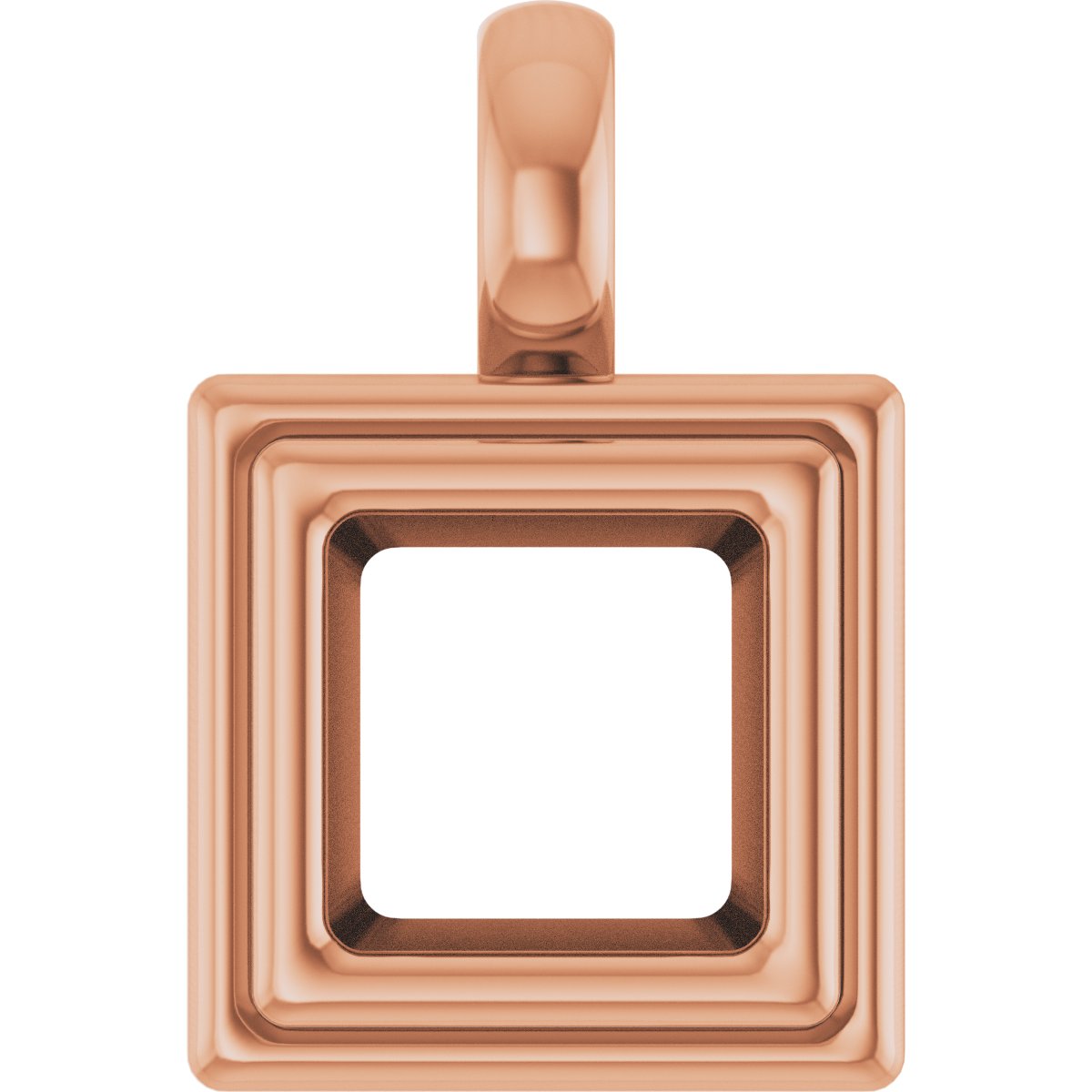 Bezel-Set Solitaire Charm/Pendant