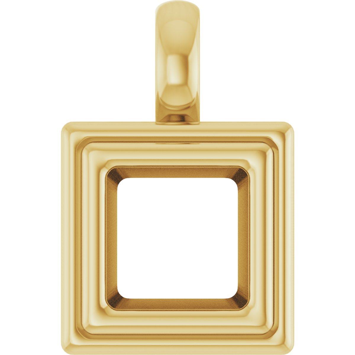Bezel-Set Solitaire Charm/Pendant