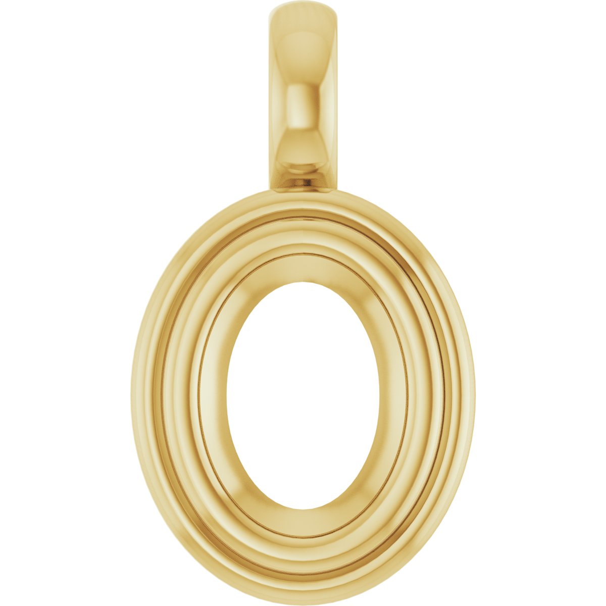 Bezel-Set Solitaire Charm/Pendant