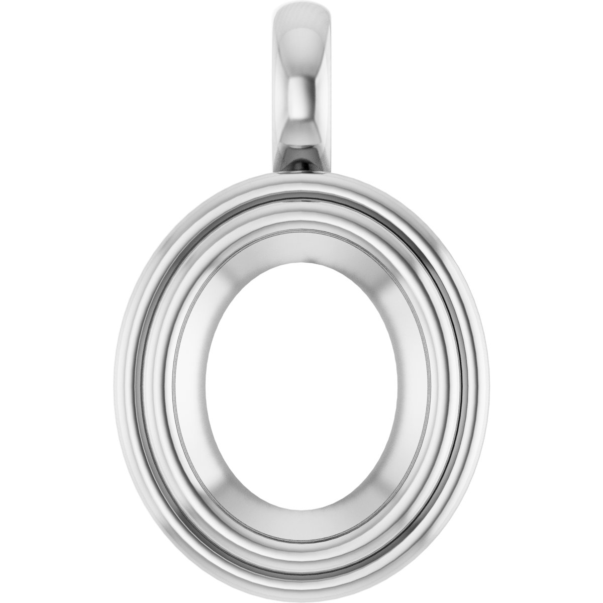 Bezel-Set Solitaire Charm/Pendant