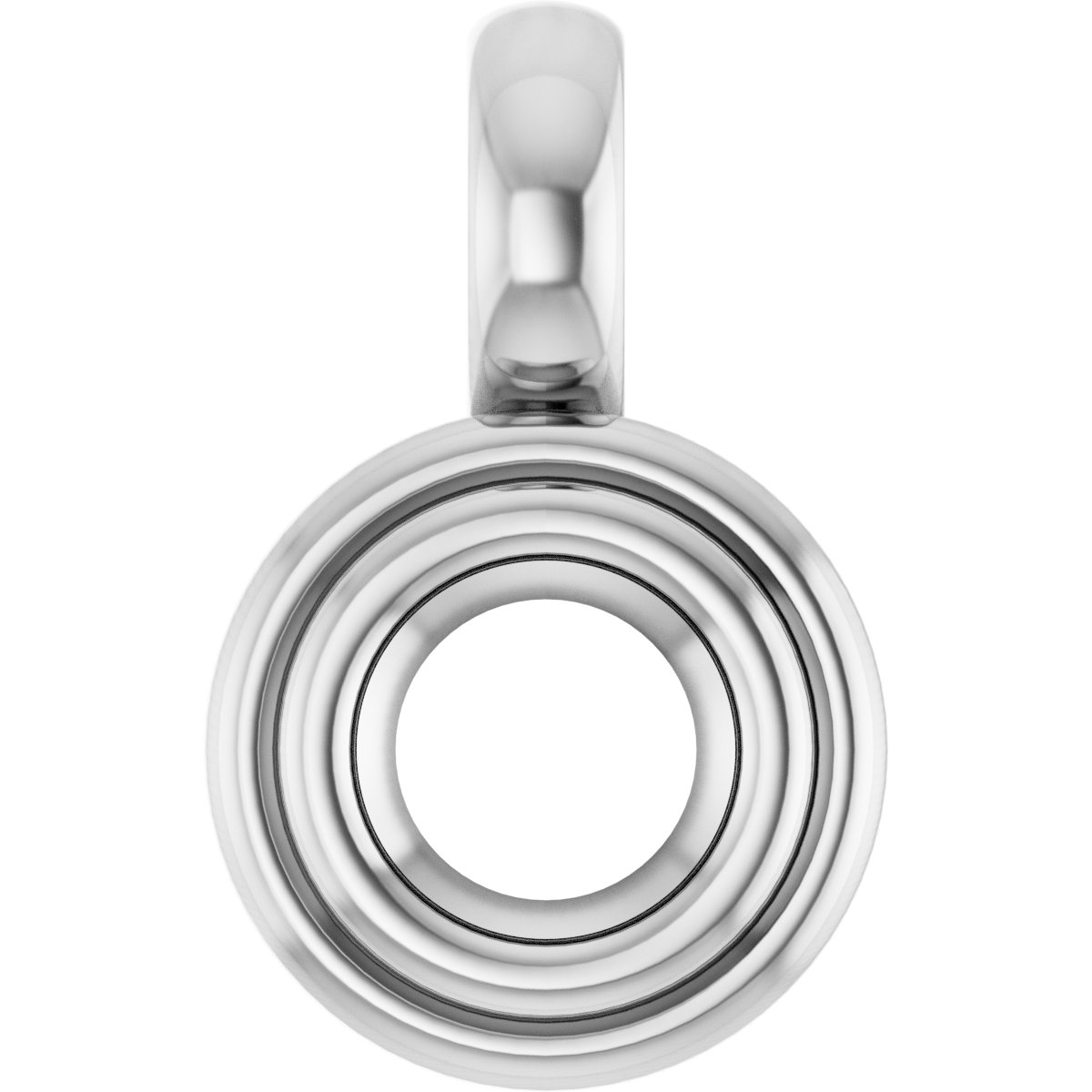 Bezel-Set Solitaire Charm/Pendant